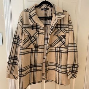 Plaid Oversized Shacket